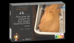 Foie gras cru de canard du Sud-Ouest qualité extra