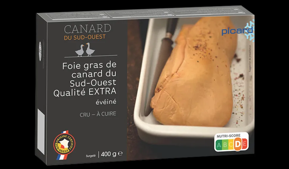 Foie gras cru de canard du Sud-Ouest qualité extra