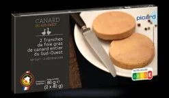 Foie gras de canard entier Sud-Ouest, 2 tranches