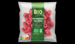 Framboises entières bio, UE et non UE