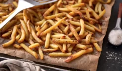 Frites cuisinées à la graisse de canard