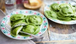 Girasoli à la burrata et au basilic