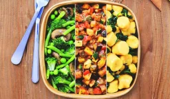Gnocchi de patate douce et épinards