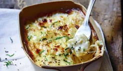 Gratin de pomme de terre, oignon, comté