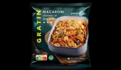 Gratin macaroni, légumes et mozzarella