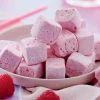 Guimauves aromatisées à la framboise
