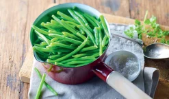 Haricots verts très fins sans résidu de pesticides