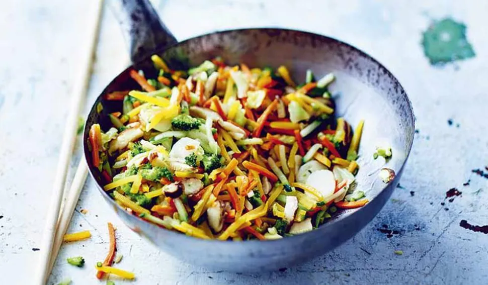 Légumes asiatiques pour wok