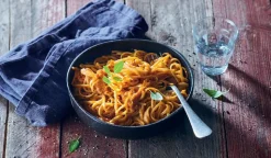Linguine au pesto rosso