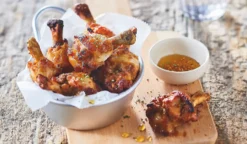 Manchons de poulet caramélisés