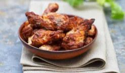Manchons de poulet rôtis cuits