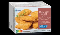 Merlu blanc du Cap façon fish and chips MSC