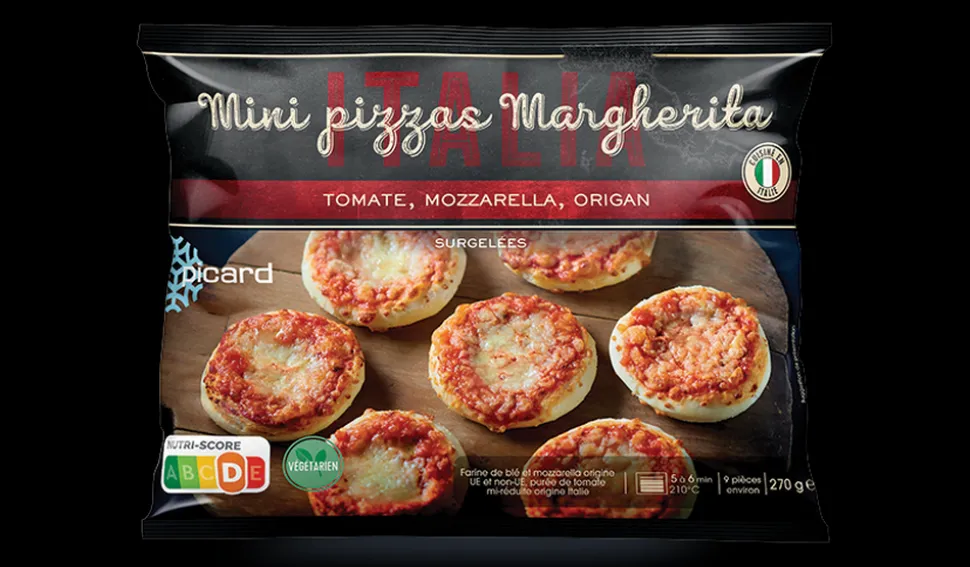 Mini pizzas margherita