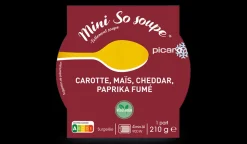 Mini so soupe carotte maïs, cheddar, paprika fumé