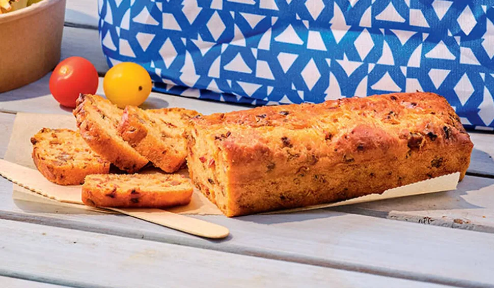 Mini-cake chorizo tomate cerise confite