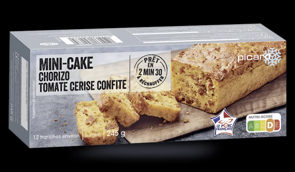 Mini-cake chorizo tomate cerise confite