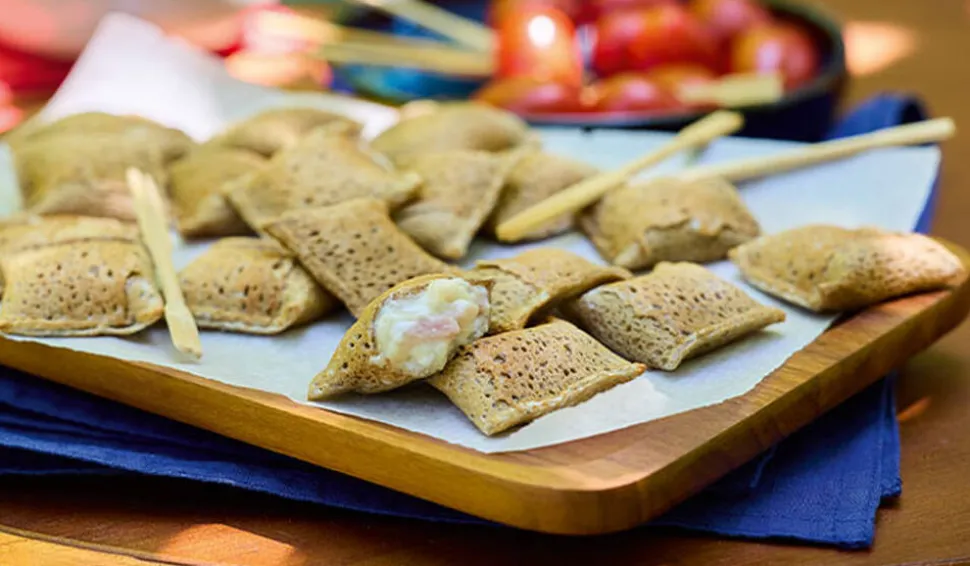 Mini-galettes au sarrasin