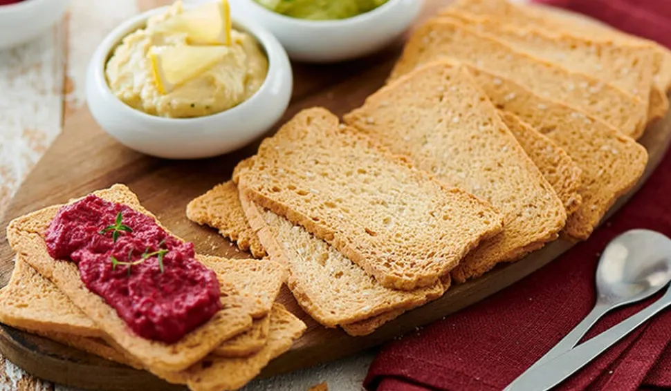Mini-toasts apéritifs au sésame