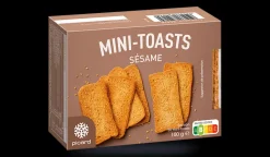 Mini-toasts apéritifs au sésame