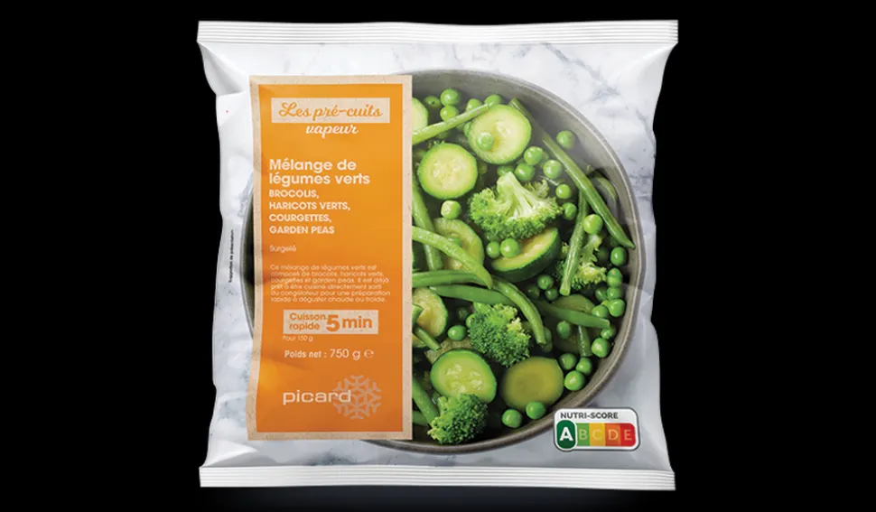 Mélange brocolis, HV, courgettes, garden peas