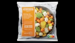 Mélange de choux romanesco, carottes parisiennes