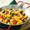 Mélange de légumes grillés et pommes de terre bio