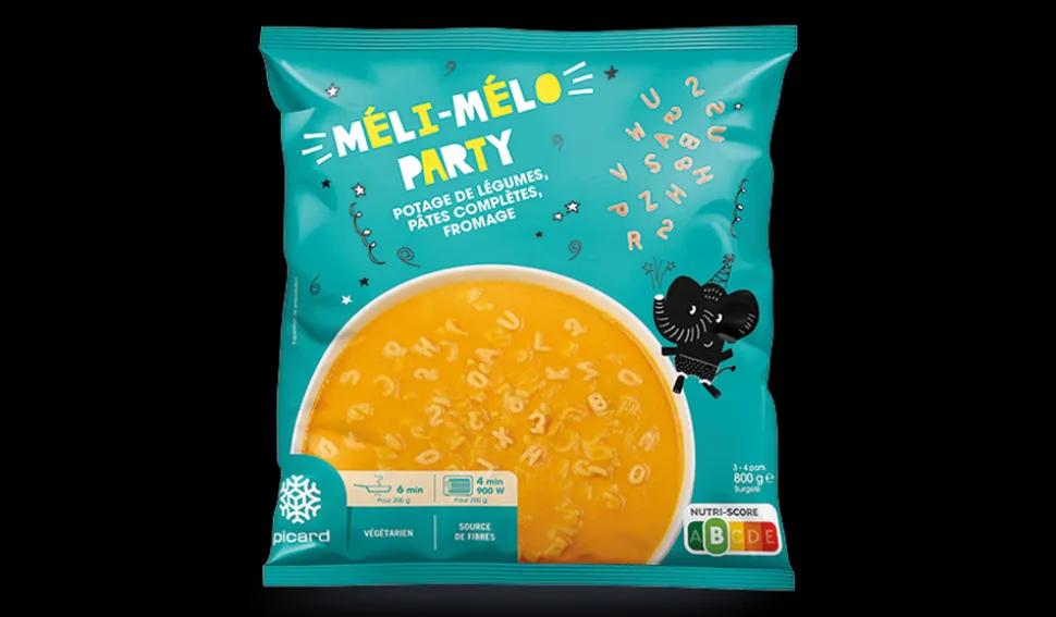 Méli-Mélo party potage légumes, pâtes, fromage