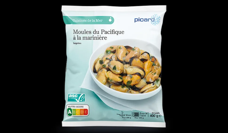 Moules du Pacifique ASC marinière élevées Chili