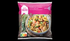 Nouilles aux crevettes et aux légumes