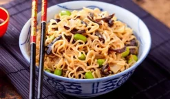 Nouilles sautées à la chinoise, portionnable