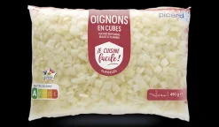 Oignons en cubes