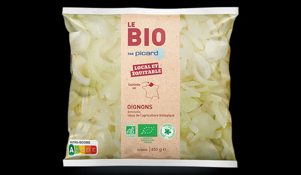 Oignons émincés bio local équitable