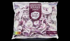 Oignons rouges émincés