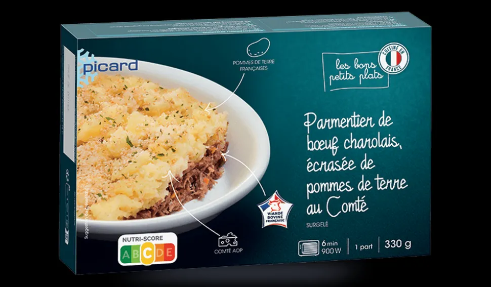Parmentier de boeuf charolais