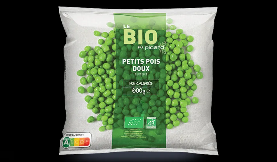 Petits pois bio, France ou Italie