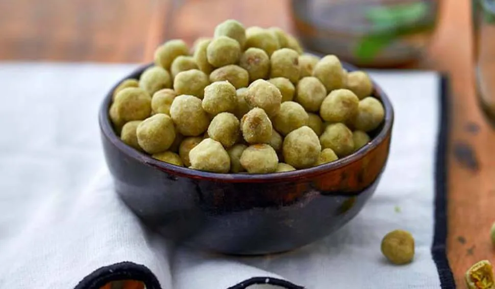 Petits pois goût wasabi