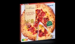 Pizza 3 fromages salami sauce barbecue