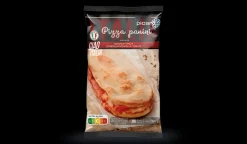 Pizza panini, sandwich pizza jambon, tomate