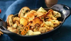 Poêlée de champignons cuisinés bio