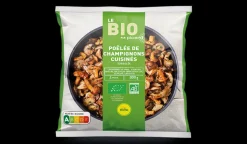 Poêlée de champignons cuisinés bio