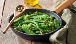 Poêlée de légumes verts