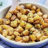 Poêlée de pommes de terre bio au basilic et au piment d’Espelette, France
