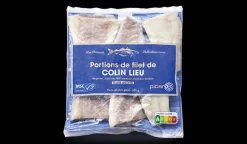 Portions de filet colin lieu MSC, 4 à 6 pièces