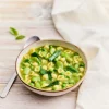 Potage minestrone légumes verts et légumineuses