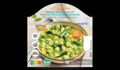 Potage minestrone légumes verts et légumineuses