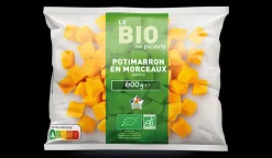 Potimarron en morceaux bio, France