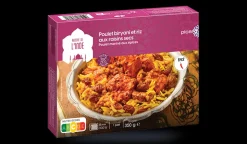 Poulet biryani riz aux raisins secs