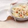 Poulet et mini-farfalles sauce aux 3 fromages
