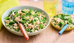 Pâtes 5 étoiles,pâtes de blé complet,légumes verts