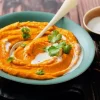 Purée de carotte-lentille corail-lait de coco bio